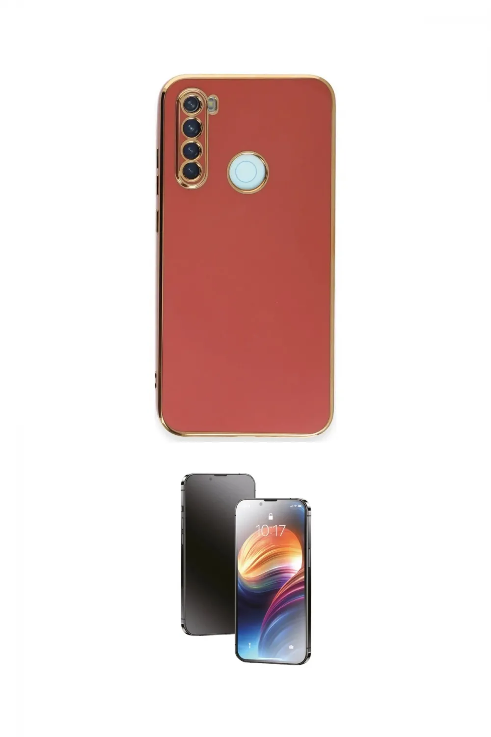 ieg™ Redmi Note 8 Kılıf Yankı Serisi - Siyah 3D Antistatik Mat Seramik Nano Ekran Koruyucu