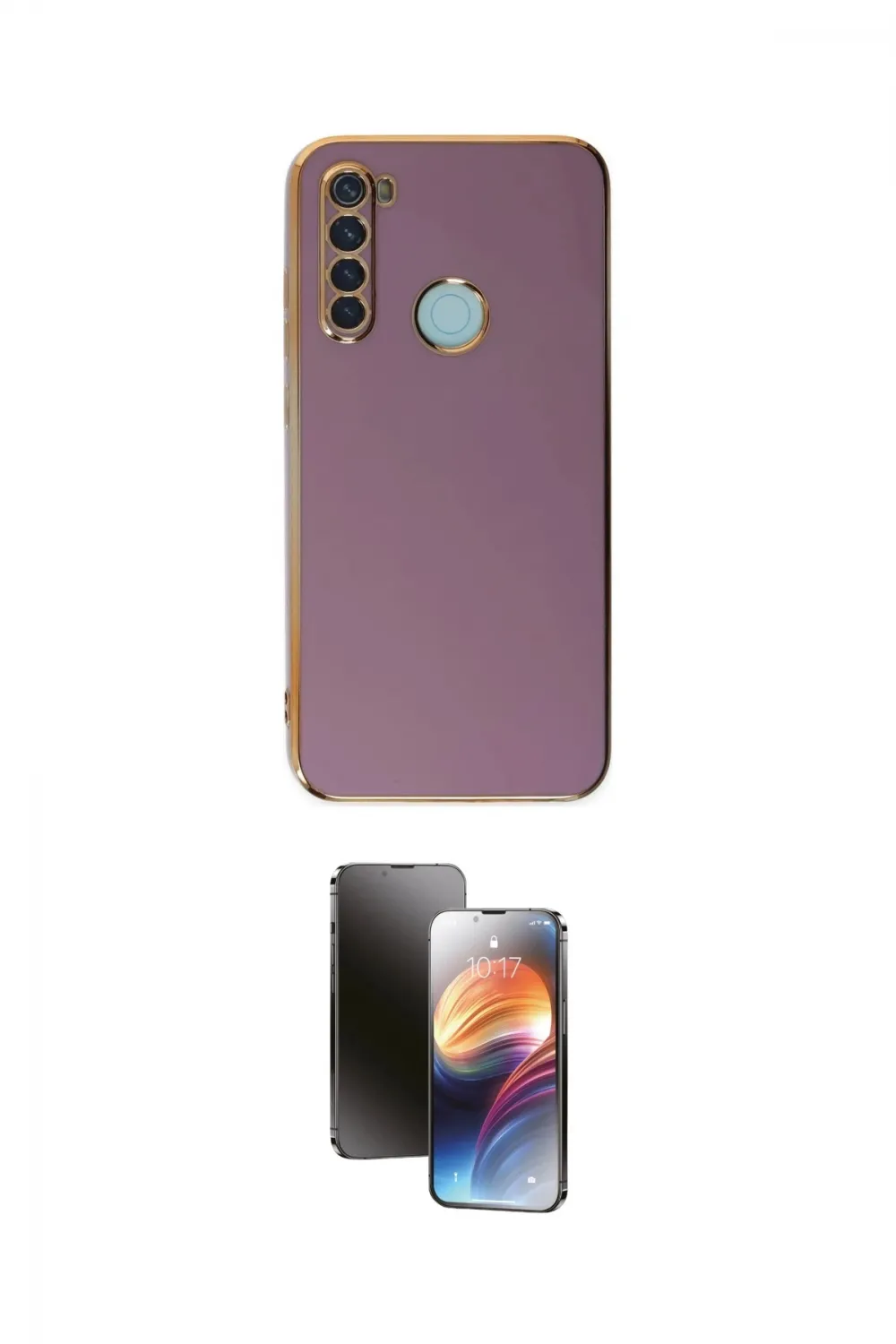 ieg™ Redmi Note 8 Kılıf Yankı Serisi - Siyah 3D Antistatik Mat Seramik Nano Ekran Koruyucu