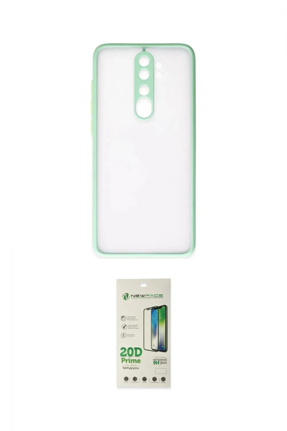 ieg™ Redmi Note 8 Pro Kılıf Ahenk Çizgi Serisi - Siyah 20D Premium Cam Ekran Koruyucu