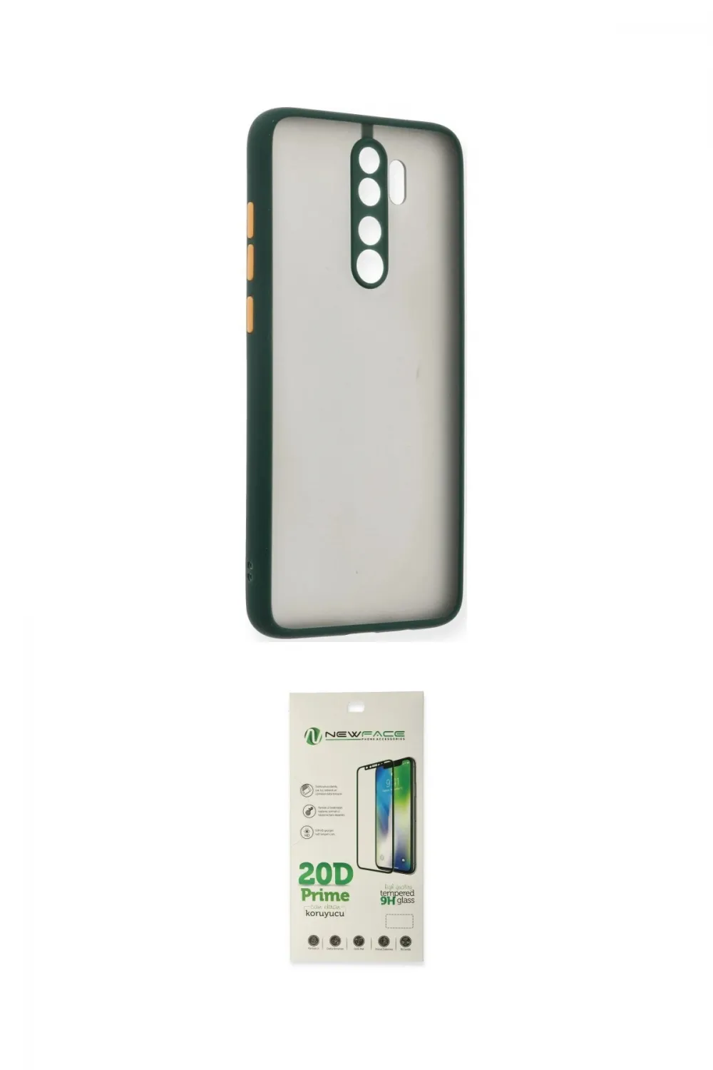 ieg™ Redmi Note 8 Pro Kılıf Ahenk Çizgi Serisi - Siyah 20D Premium Cam Ekran Koruyucu
