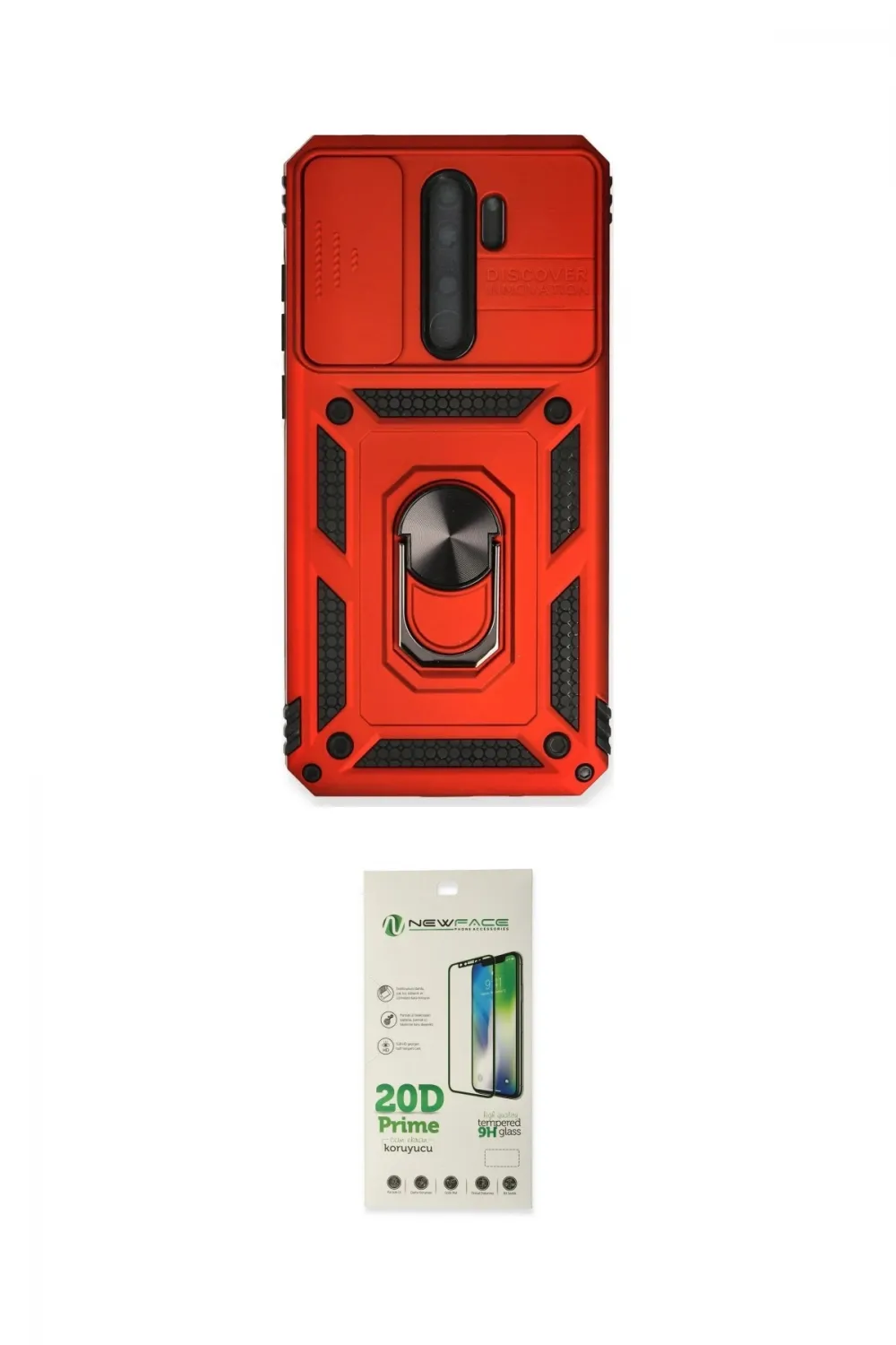 ieg™ Redmi Note 8 Pro Kılıf Ahenk Klasik - Siyah 20D Premium Cam Ekran Koruyucu