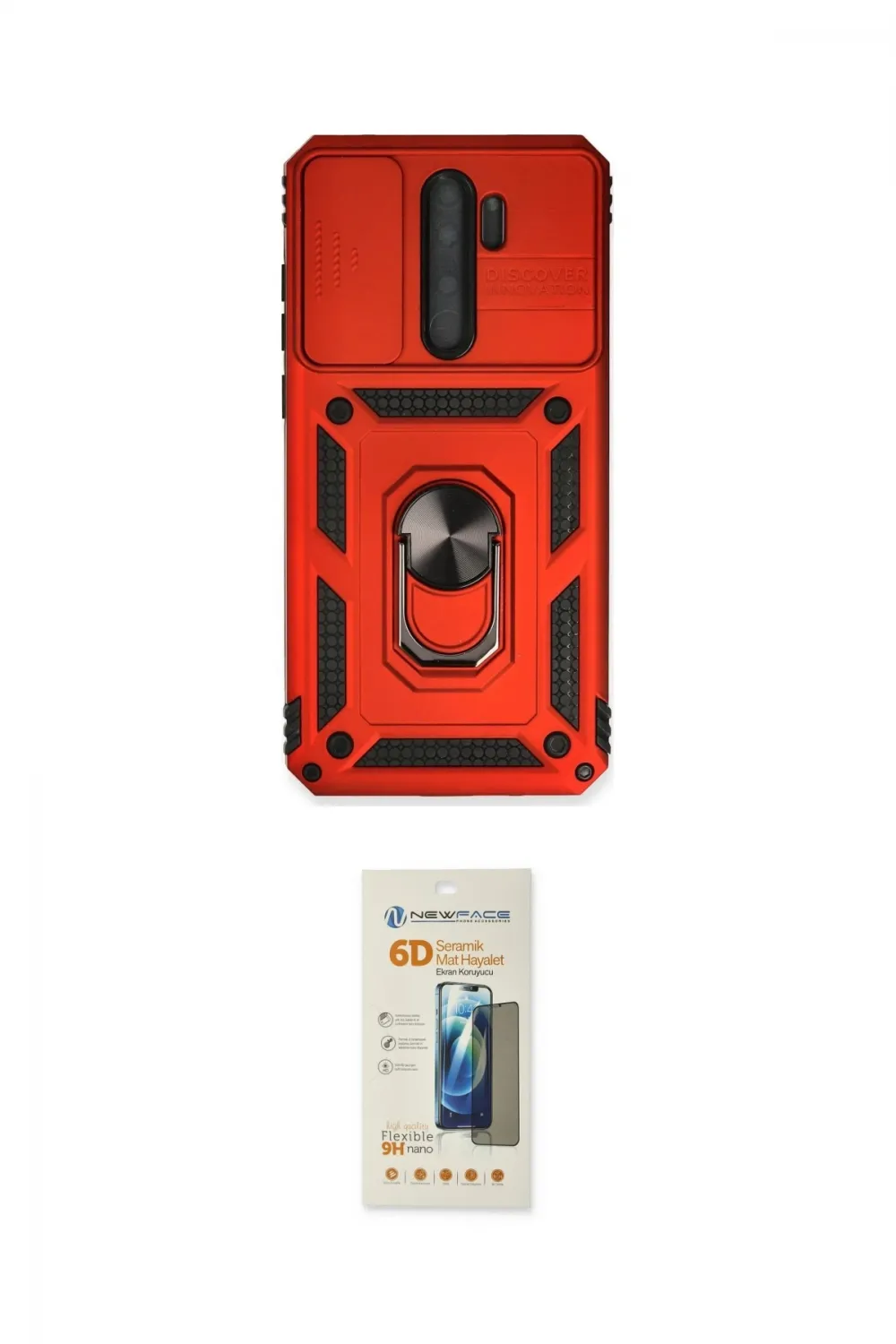 ieg™ Redmi Note 8 Pro Kılıf Ahenk Klasik - Siyah 6D Mat Seramik Hayalet Nano Ekran Koruyucu