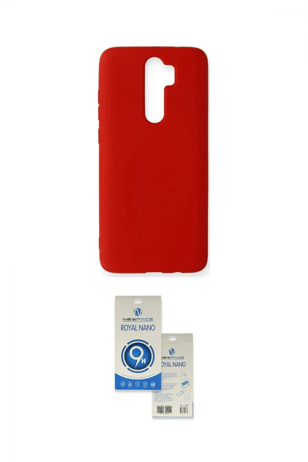 ieg™ Redmi Note 8 Pro Kılıf Ahenk Serisi - Şeffaf Royal Nano Ekran Koruyucu