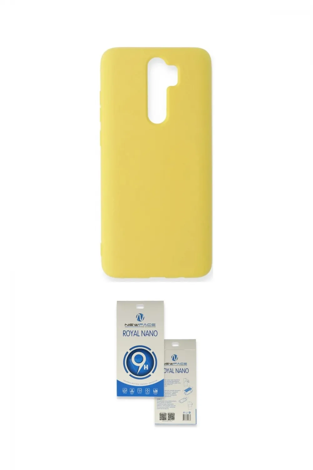ieg™ Redmi Note 8 Pro Kılıf Ahenk Serisi - Şeffaf Royal Nano Ekran Koruyucu
