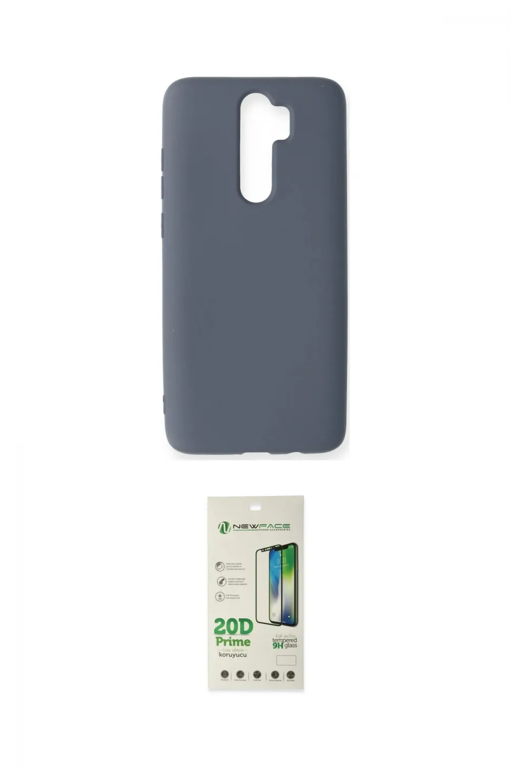 ieg™ Redmi Note 8 Pro Kılıf Ahenk Serisi - Siyah 20D Premium Cam Ekran Koruyucu