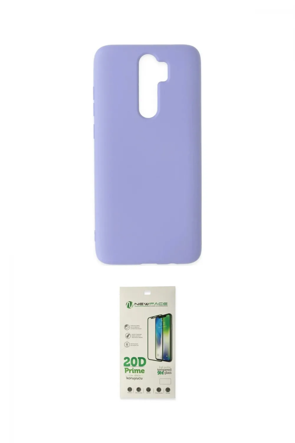 ieg™ Redmi Note 8 Pro Kılıf Ahenk Serisi - Siyah 20D Premium Cam Ekran Koruyucu