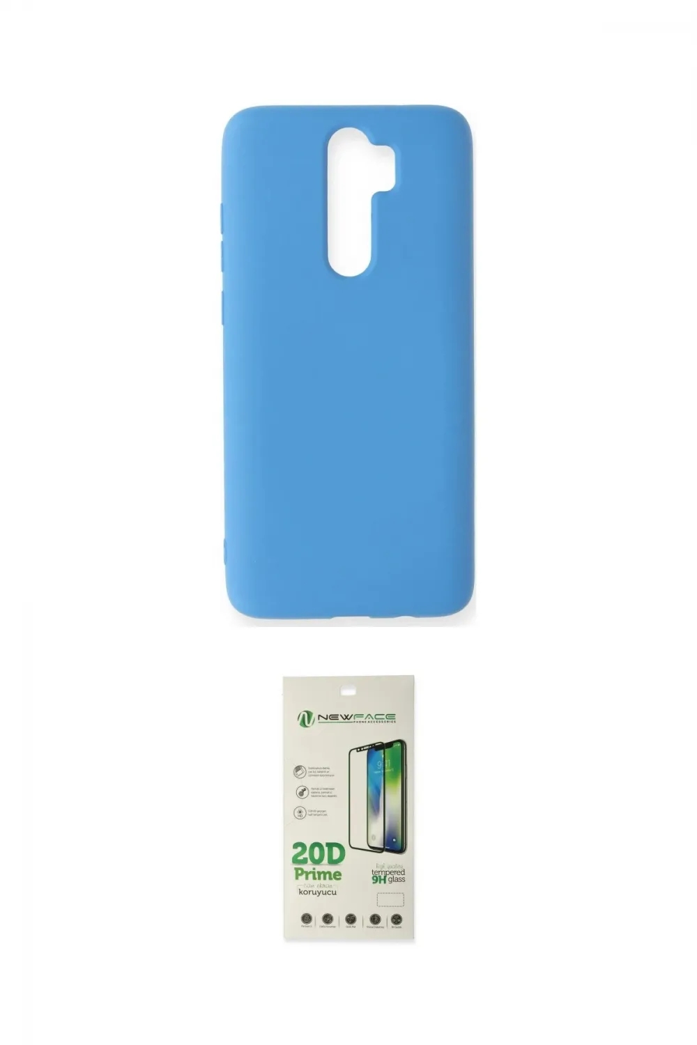 ieg™ Redmi Note 8 Pro Kılıf Ahenk Serisi - Siyah 20D Premium Cam Ekran Koruyucu