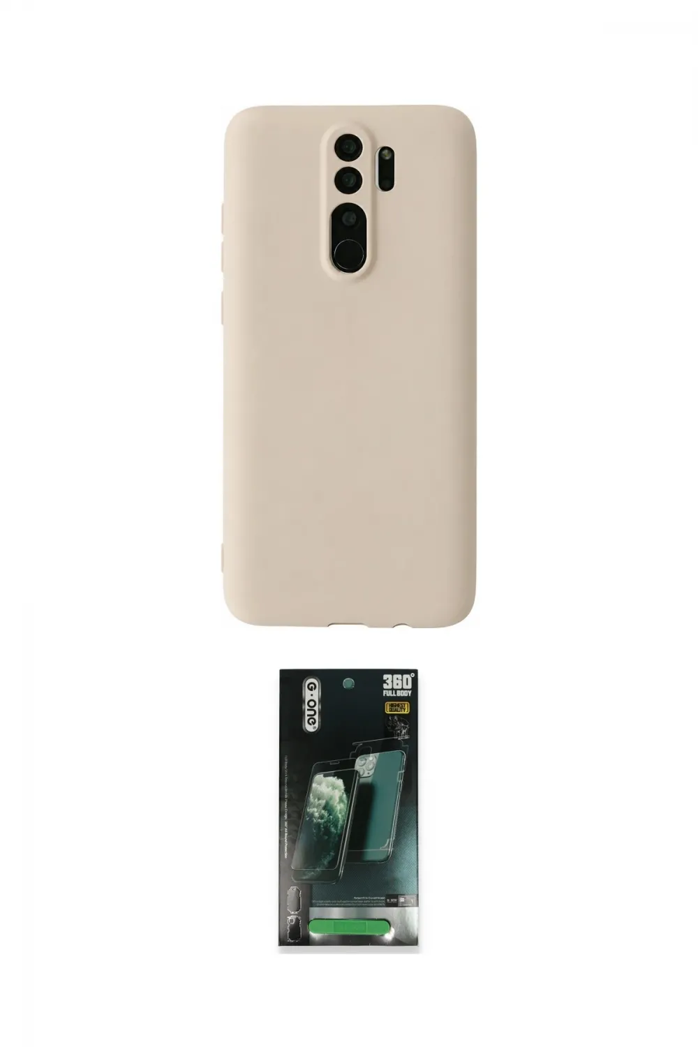 ieg™ Redmi Note 8 Pro Kılıf Kozmos Yansıma Özel Seri - Şeffaf 360 Full Body Arka Koruyucu