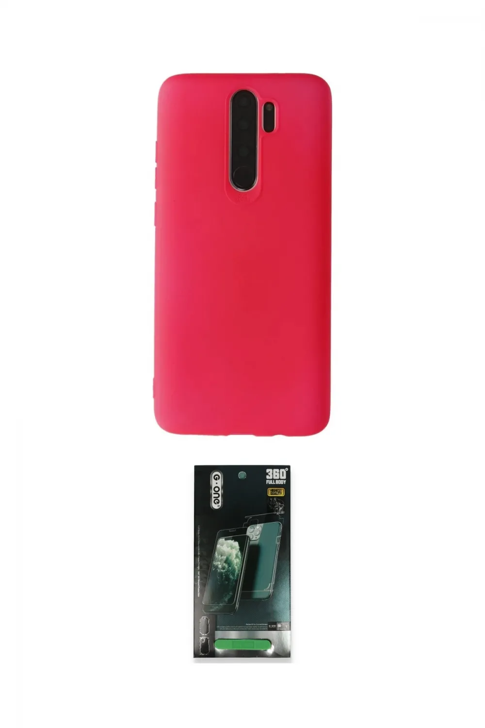 ieg™ Redmi Note 8 Pro Kılıf Kozmos Yansıma Özel Seri - Şeffaf 360 Full Body Arka Koruyucu