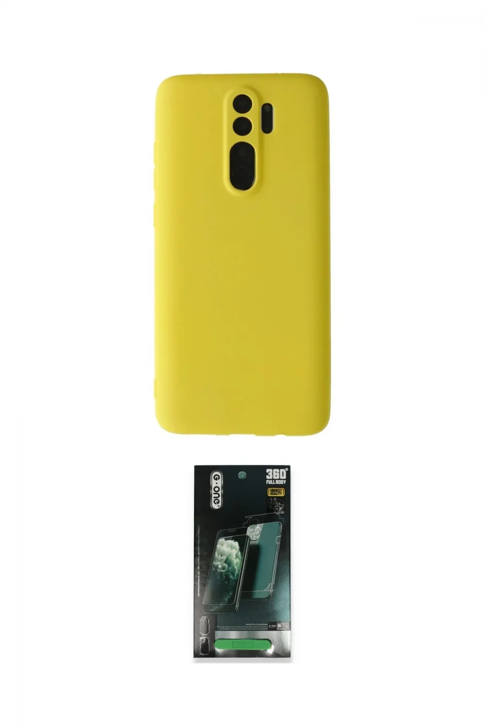 ieg™ Redmi Note 8 Pro Kılıf Kozmos Yansıma Özel Seri - Şeffaf 360 Full Body Arka Koruyucu