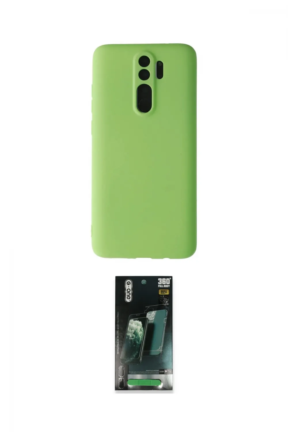 ieg™ Redmi Note 8 Pro Kılıf Kozmos Yansıma Özel Seri - Şeffaf 360 Full Body Arka Koruyucu