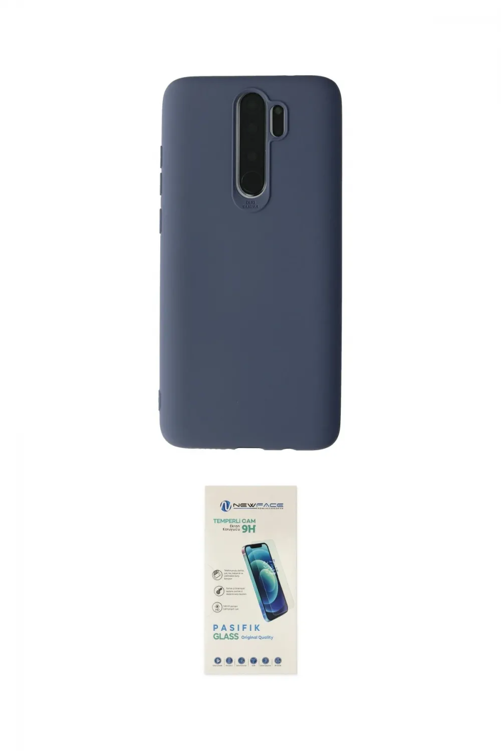 ieg™ Redmi Note 8 Pro Kılıf Kozmos Yansıma Özel Seri - Şeffaf Pasifik Cam Ekran Koruyucu