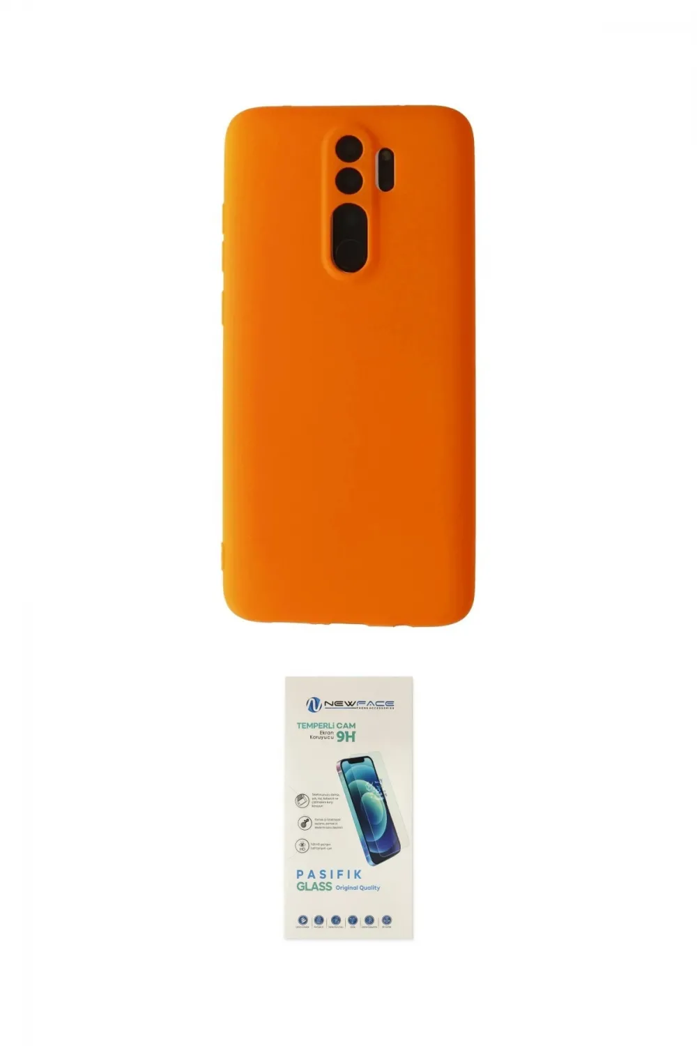ieg™ Redmi Note 8 Pro Kılıf Kozmos Yansıma Özel Seri - Şeffaf Pasifik Cam Ekran Koruyucu