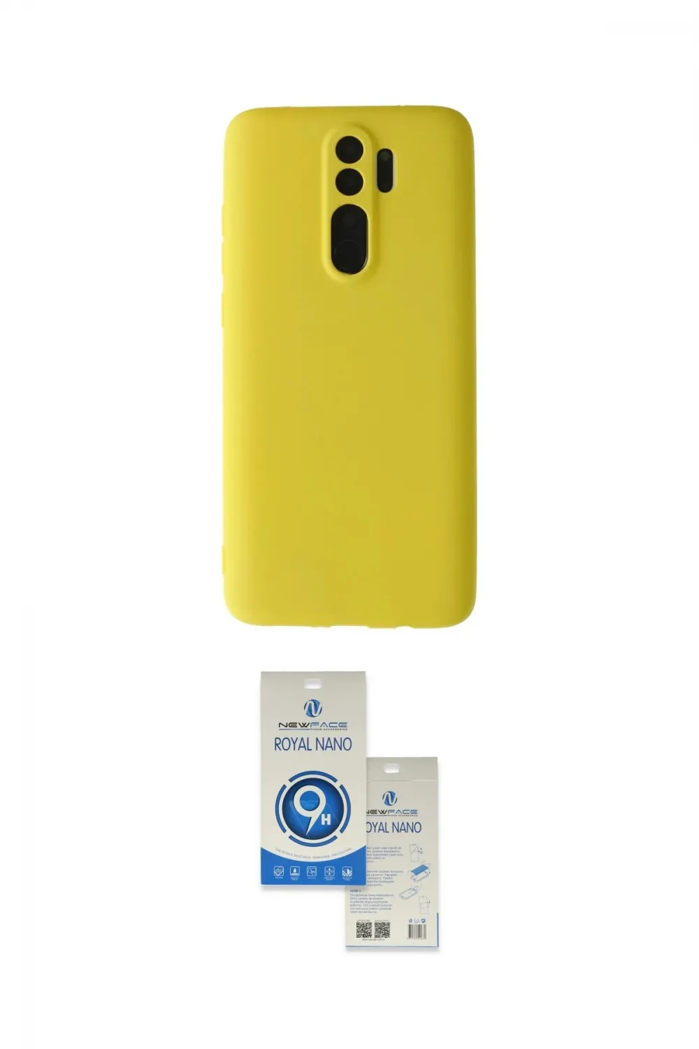 ieg™ Redmi Note 8 Pro Kılıf Kozmos Yansıma Özel Seri - Şeffaf Royal Nano Ekran Koruyucu