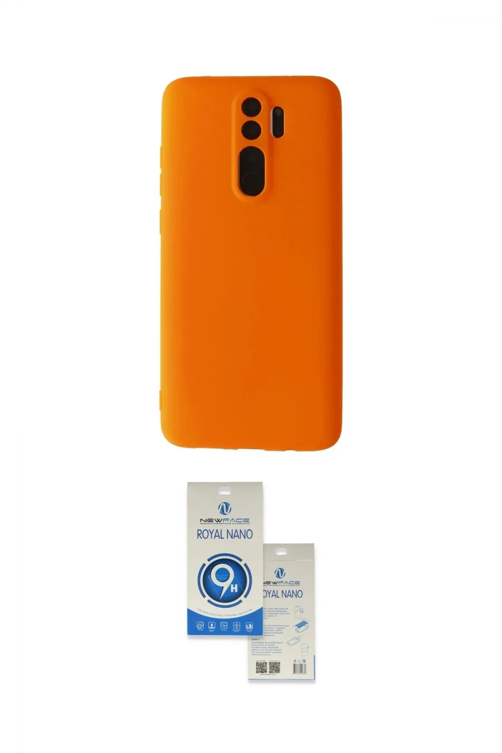 ieg™ Redmi Note 8 Pro Kılıf Kozmos Yansıma Özel Seri - Şeffaf Royal Nano Ekran Koruyucu