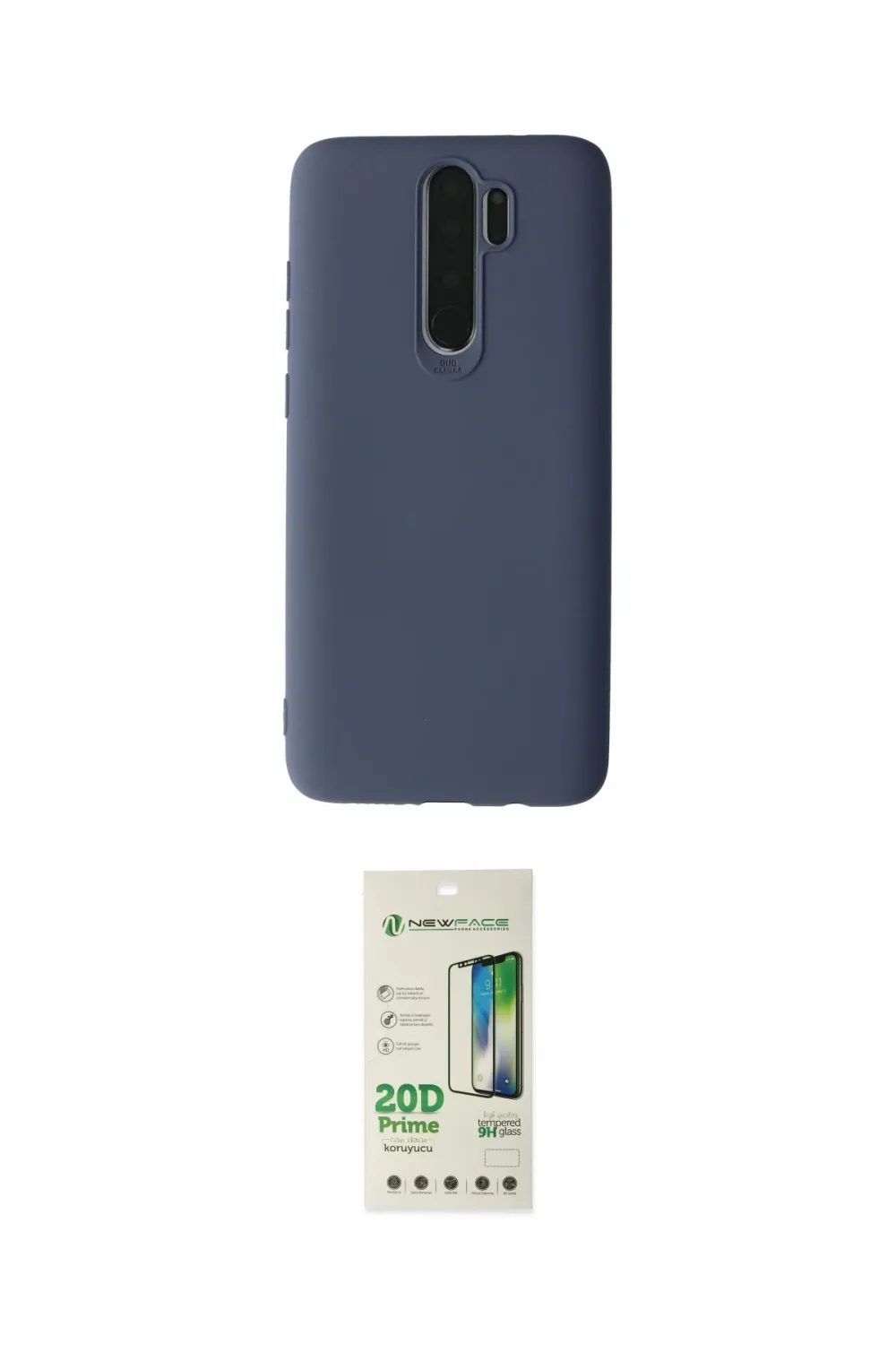 ieg™ Redmi Note 8 Pro Kılıf Kozmos Yansıma Özel Seri - Siyah 20D Premium Cam Ekran Koruyucu