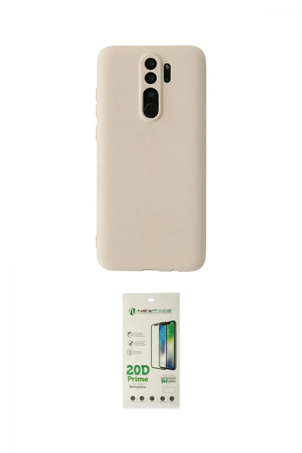 ieg™ Redmi Note 8 Pro Kılıf Kozmos Yansıma Özel Seri - Siyah 20D Premium Cam Ekran Koruyucu