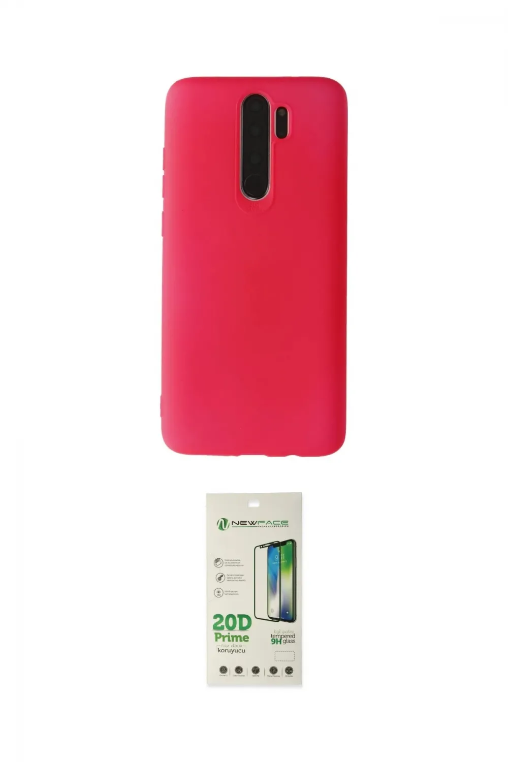 ieg™ Redmi Note 8 Pro Kılıf Kozmos Yansıma Özel Seri - Siyah 20D Premium Cam Ekran Koruyucu