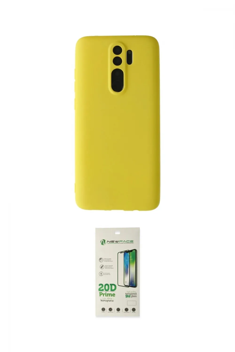 ieg™ Redmi Note 8 Pro Kılıf Kozmos Yansıma Özel Seri - Siyah 20D Premium Cam Ekran Koruyucu