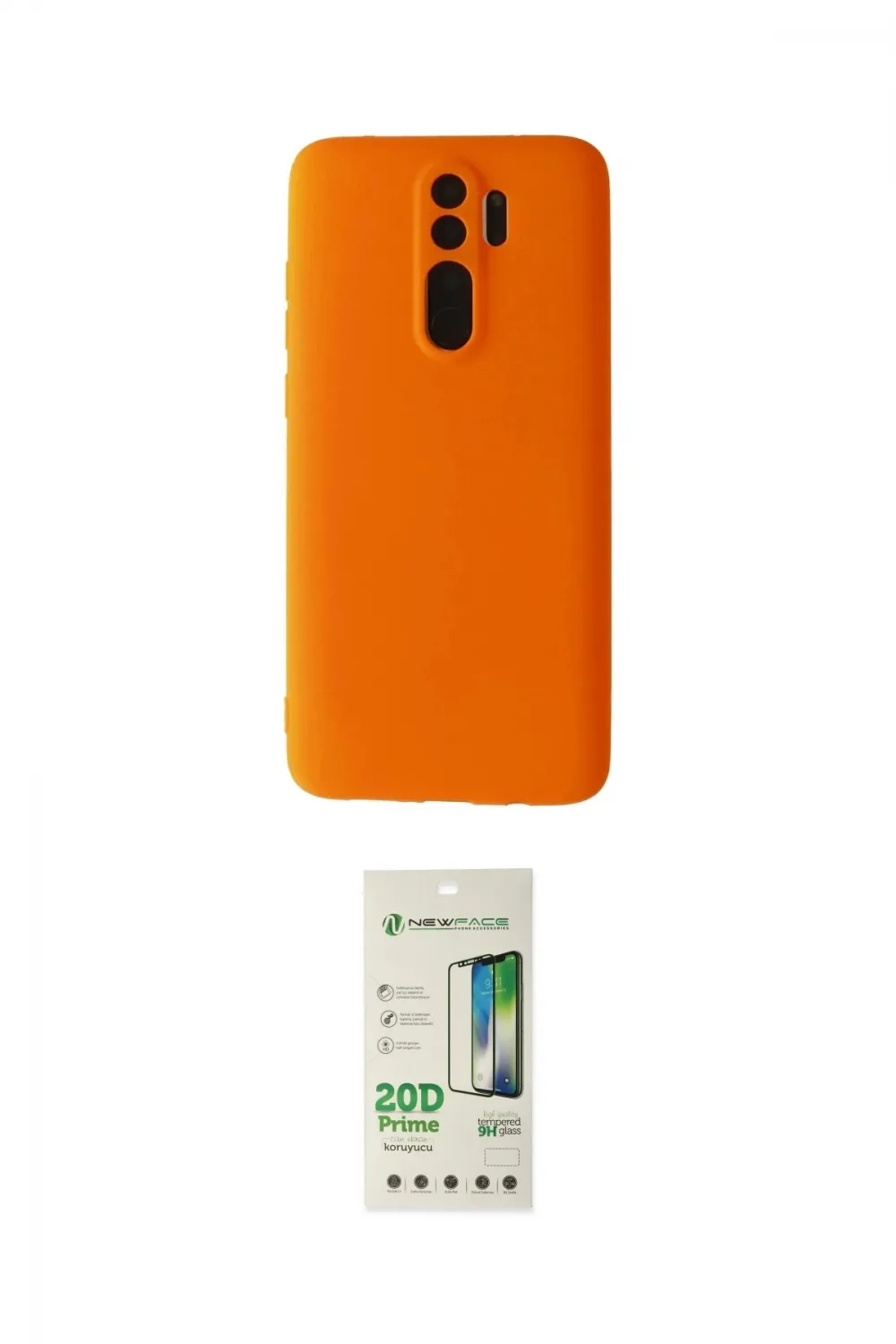 ieg™ Redmi Note 8 Pro Kılıf Kozmos Yansıma Özel Seri - Siyah 20D Premium Cam Ekran Koruyucu