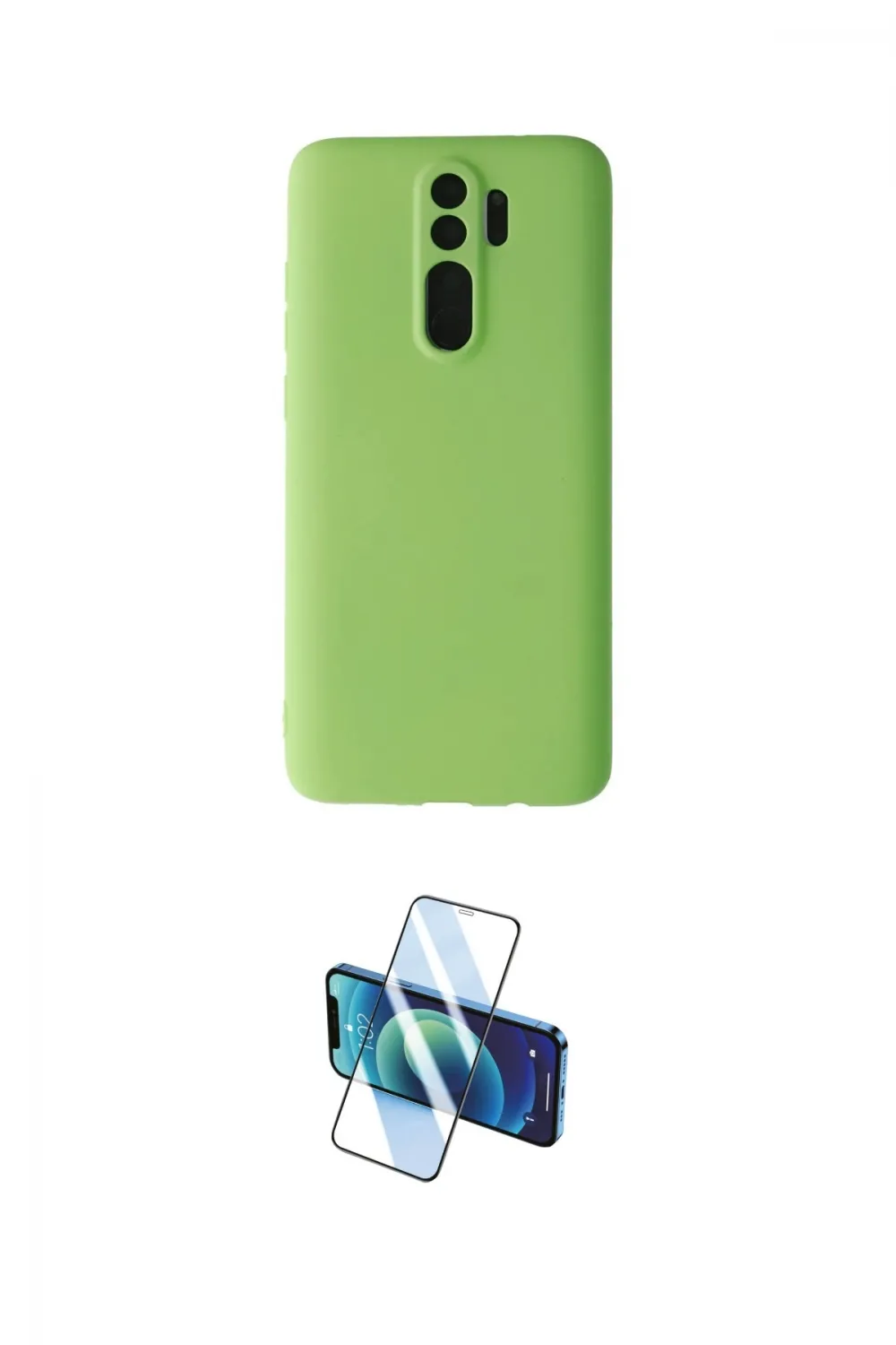 ieg™ Redmi Note 8 Pro Kılıf Kozmos Yansıma Özel Seri - Siyah 3D Antistatik Seramik Nano Ekran Koruyucu