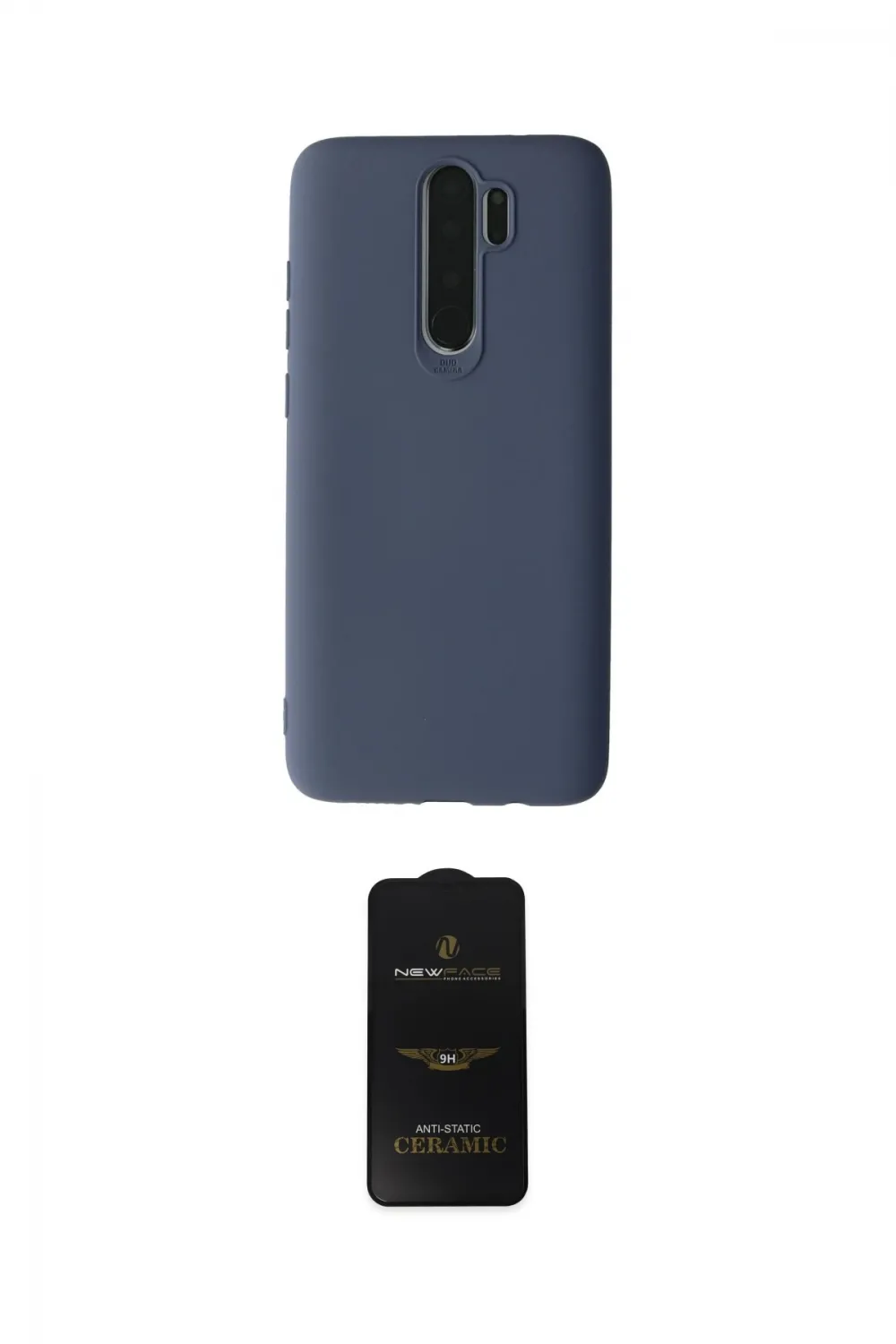 ieg™ Redmi Note 8 Pro Kılıf Kozmos Yansıma Özel Seri - Siyah 6D Antistatik Mat Seramik Hayalet Nano Ekran Koruyucu
