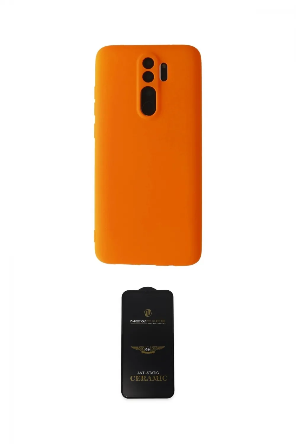 ieg™ Redmi Note 8 Pro Kılıf Kozmos Yansıma Özel Seri - Siyah 6D Antistatik Mat Seramik Hayalet Nano Ekran Koruyucu