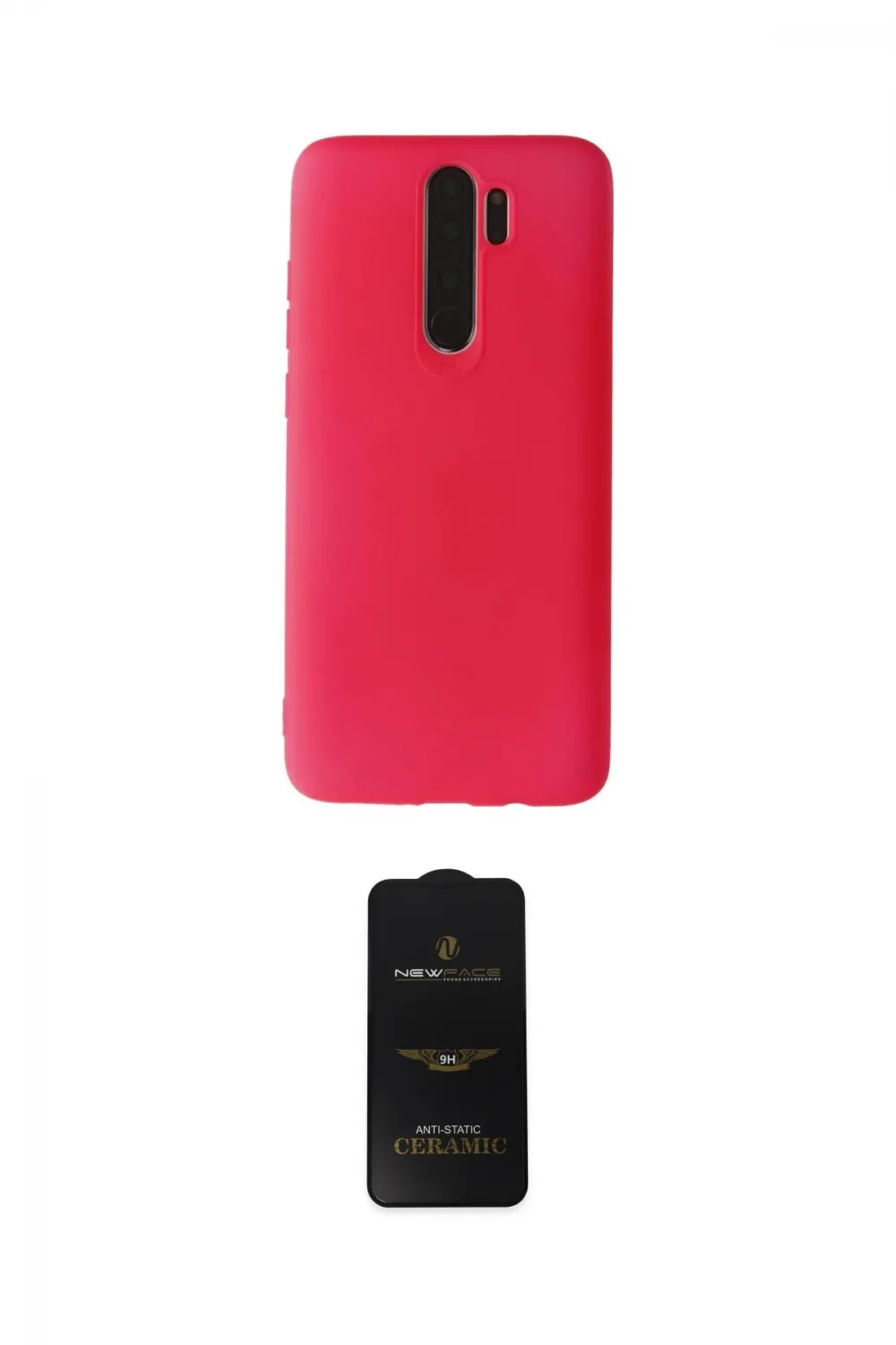 ieg™ Redmi Note 8 Pro Kılıf Kozmos Yansıma Özel Seri - Siyah 6D Antistatik Mat Seramik Hayalet Nano Ekran Koruyucu