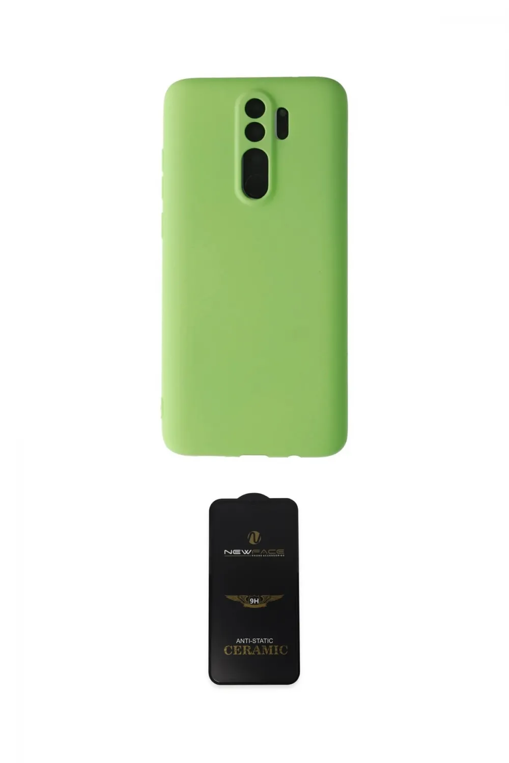 ieg™ Redmi Note 8 Pro Kılıf Kozmos Yansıma Özel Seri - Siyah 6D Antistatik Mat Seramik Hayalet Nano Ekran Koruyucu