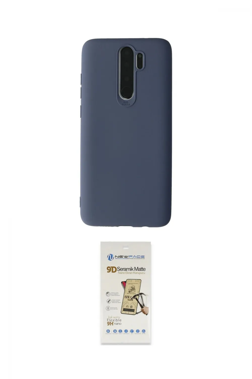 ieg™ Redmi Note 8 Pro Kılıf Kozmos Yansıma Özel Seri - Siyah Mat Seramik Nano Ekran Koruyucu