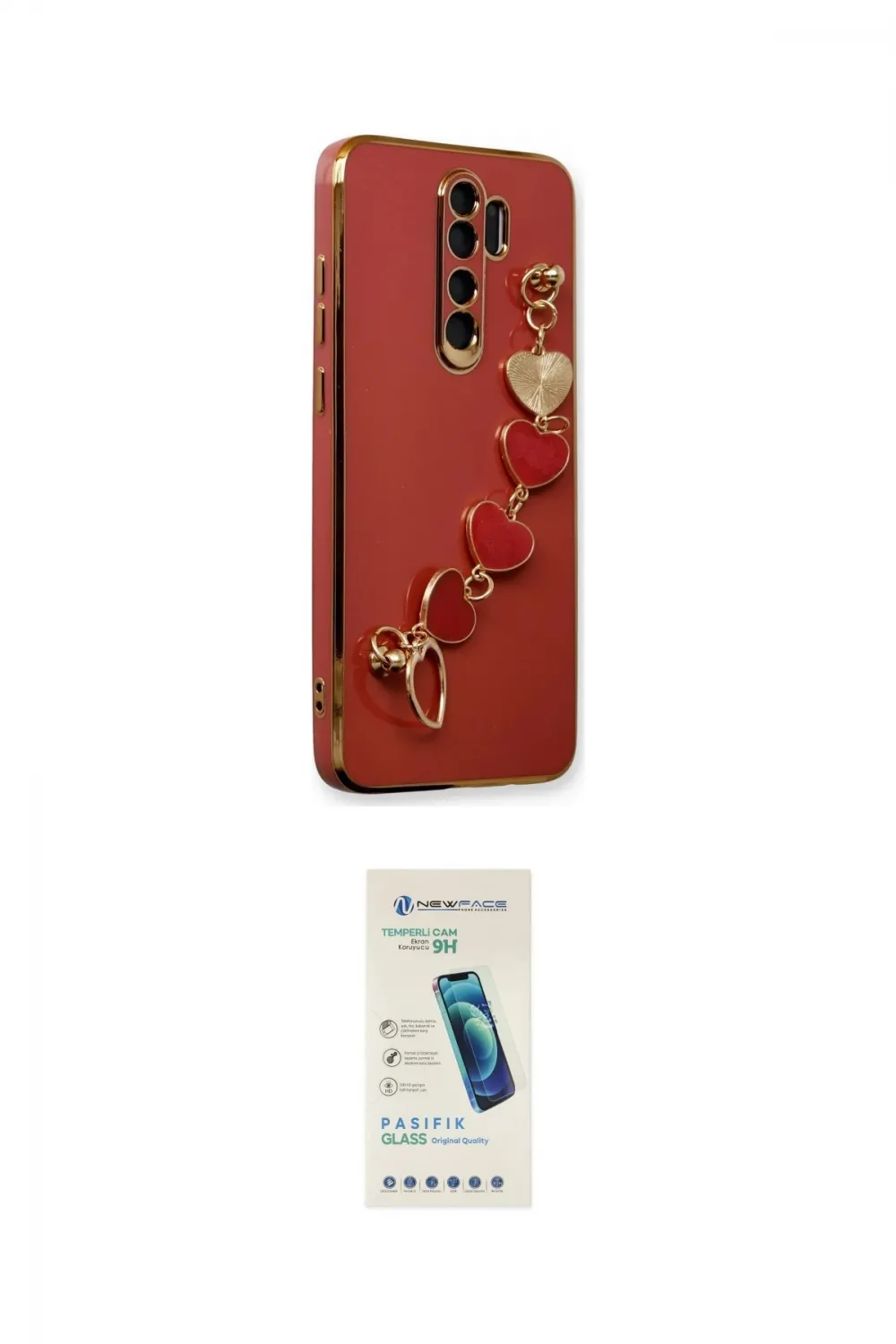 ieg™ Redmi Note 8 Pro Kılıf Nova Işık Prime - Şeffaf Pasifik Cam Ekran Koruyucu