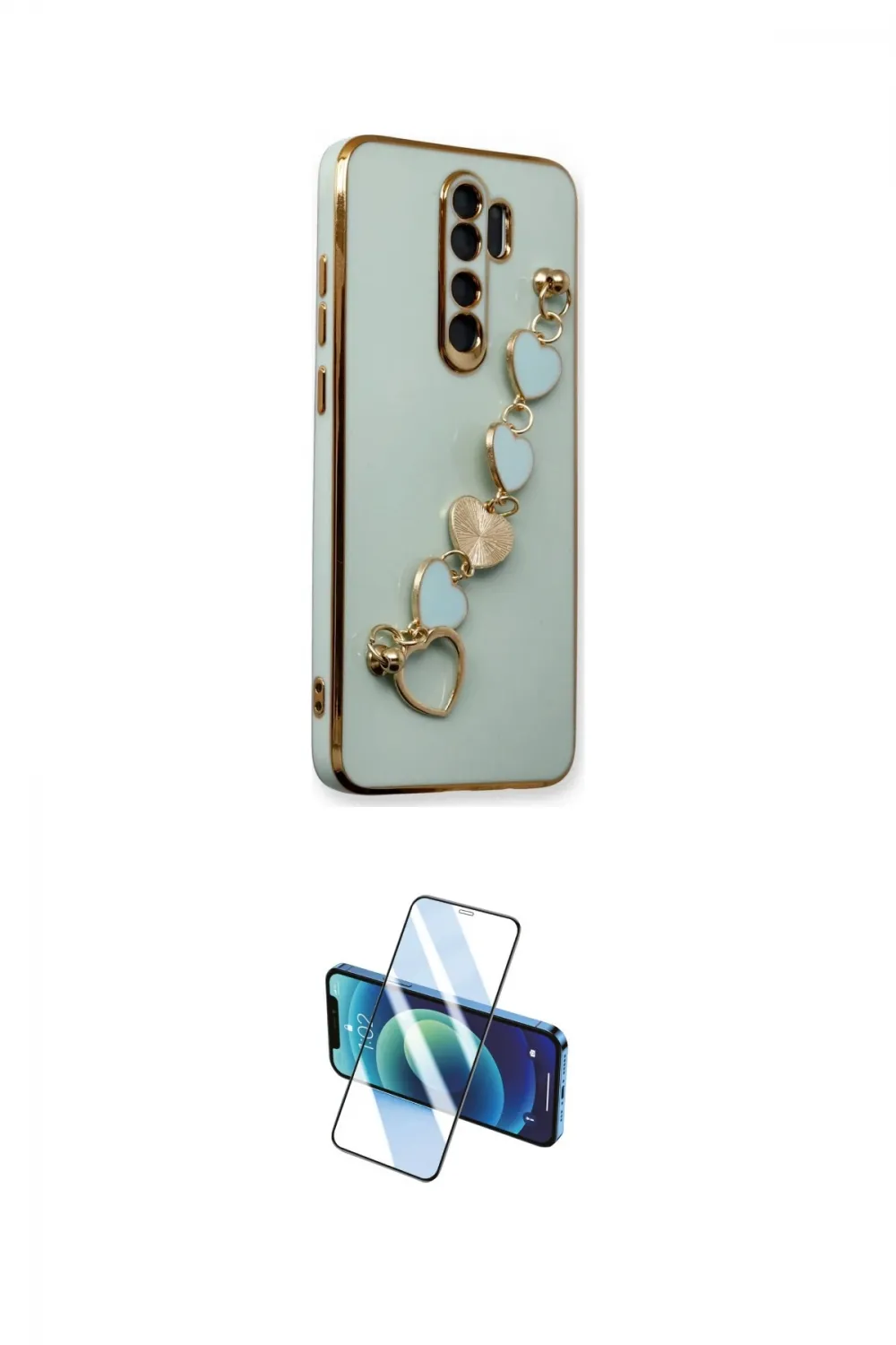 ieg™ Redmi Note 8 Pro Kılıf Nova Işık Prime - Siyah 3D Antistatik Seramik Nano Ekran Koruyucu