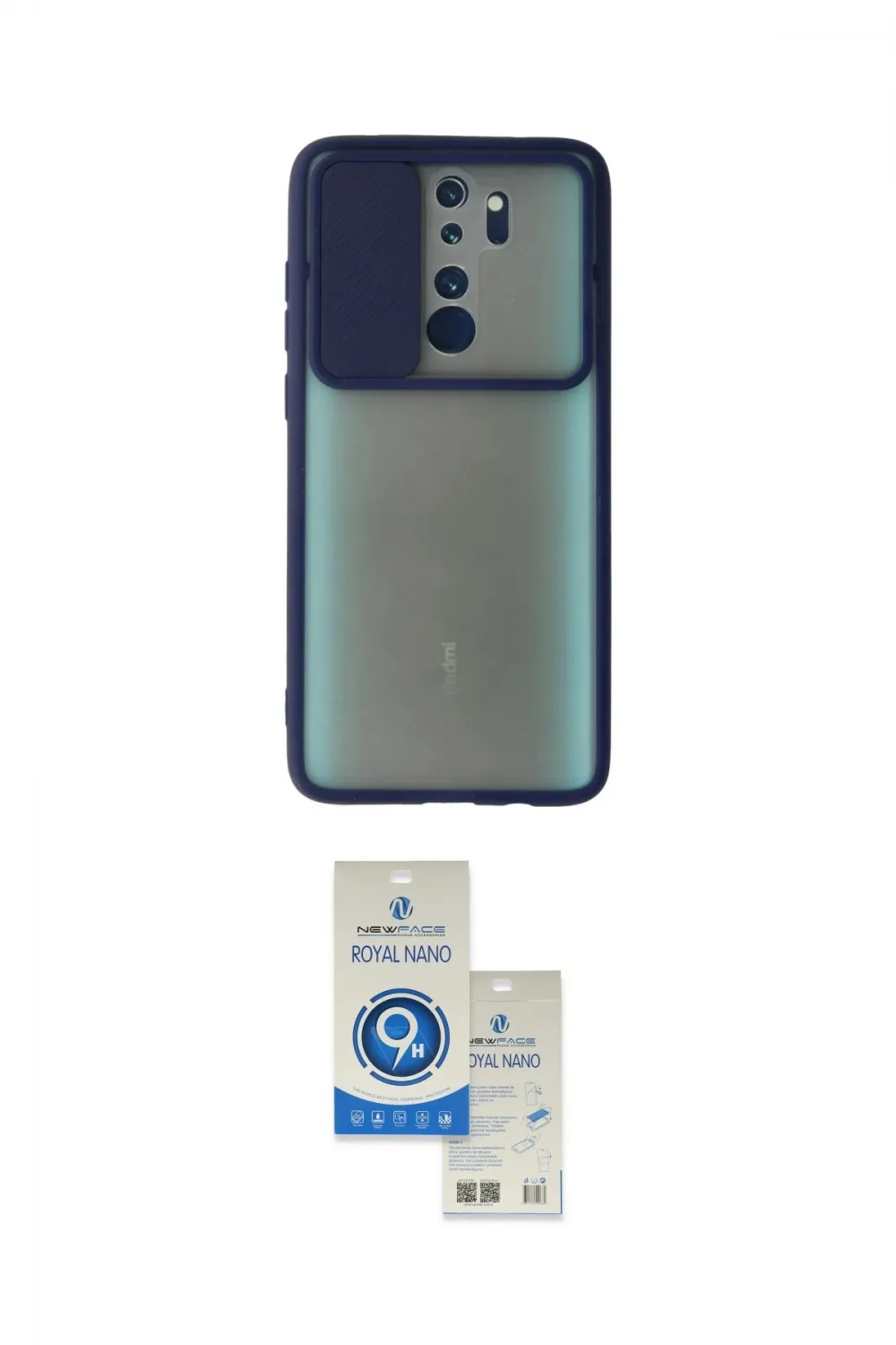 ieg™ Redmi Note 8 Pro Kılıf Vadi Çizgi - Şeffaf Royal Nano Ekran Koruyucu