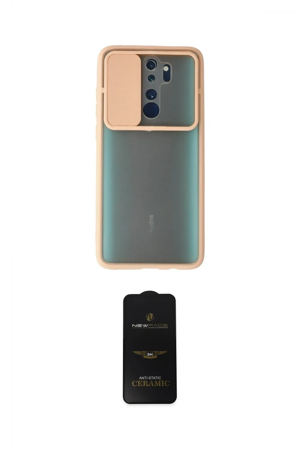 ieg™ Redmi Note 8 Pro Kılıf Vadi Çizgi - Siyah 6D Antistatik Mat Seramik Hayalet Nano Ekran Koruyucu