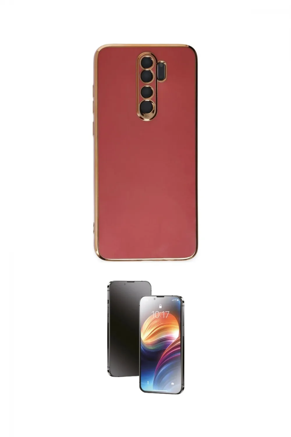 ieg™ Redmi Note 8 Pro Kılıf Yankı Serisi - Siyah 3D Antistatik Mat Seramik Nano Ekran Koruyucu