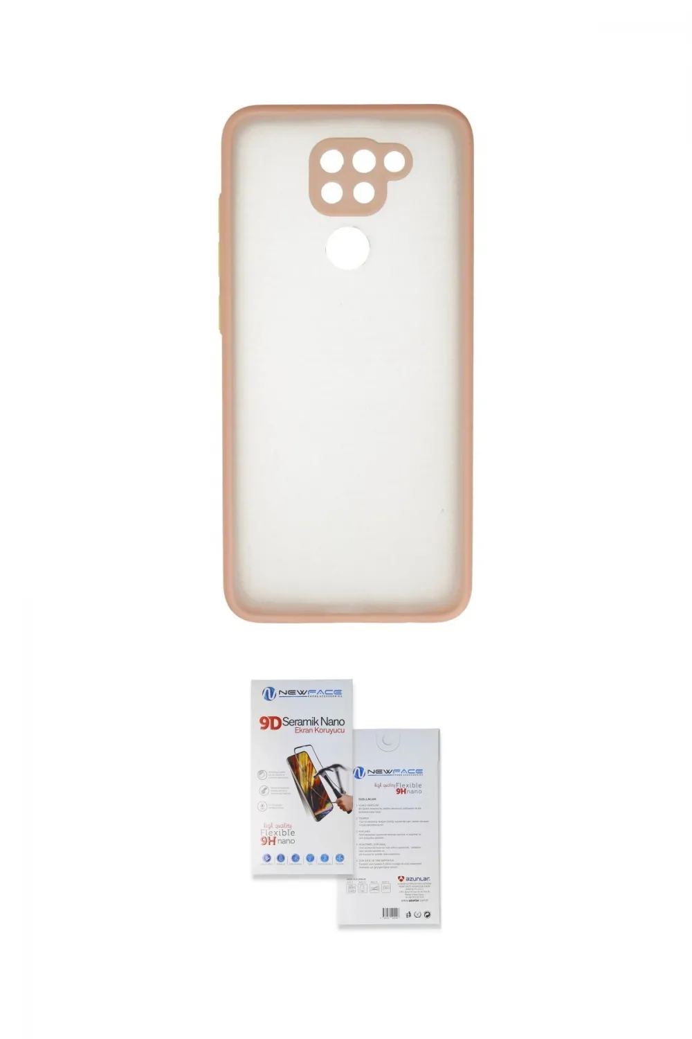 ieg™ Redmi Note 9 Kılıf Ahenk Çizgi Serisi - Siyah Seramik Nano Ekran Koruyucu