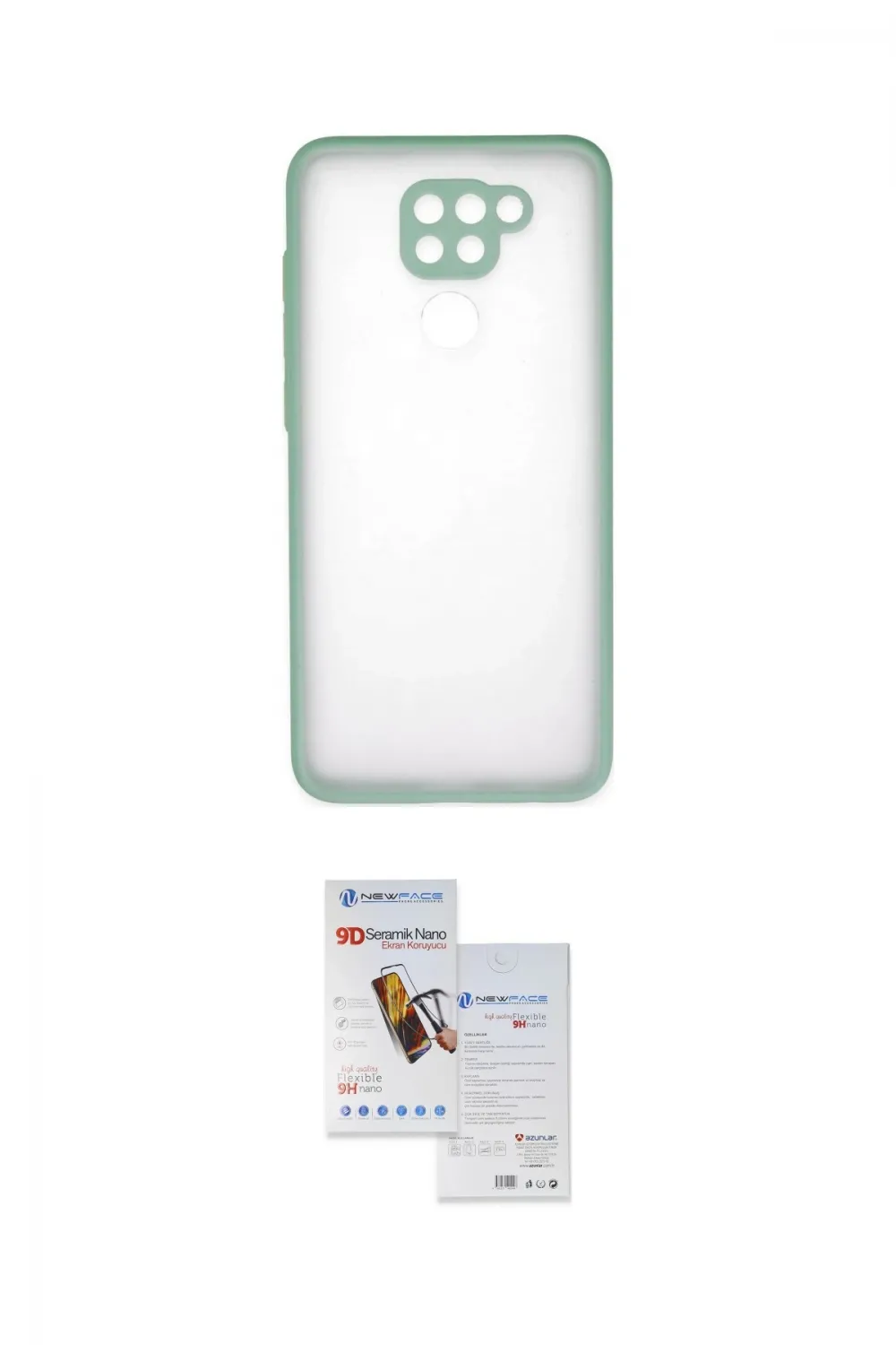 ieg™ Redmi Note 9 Kılıf Ahenk Çizgi Serisi - Siyah Seramik Nano Ekran Koruyucu