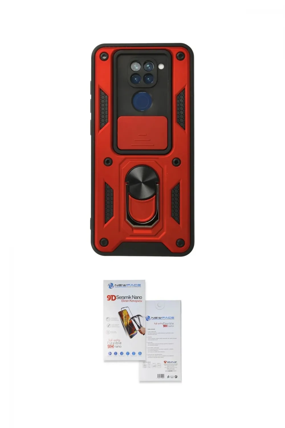 ieg™ Redmi Note 9 Kılıf Ahenk Klasik - Siyah Seramik Nano Ekran Koruyucu