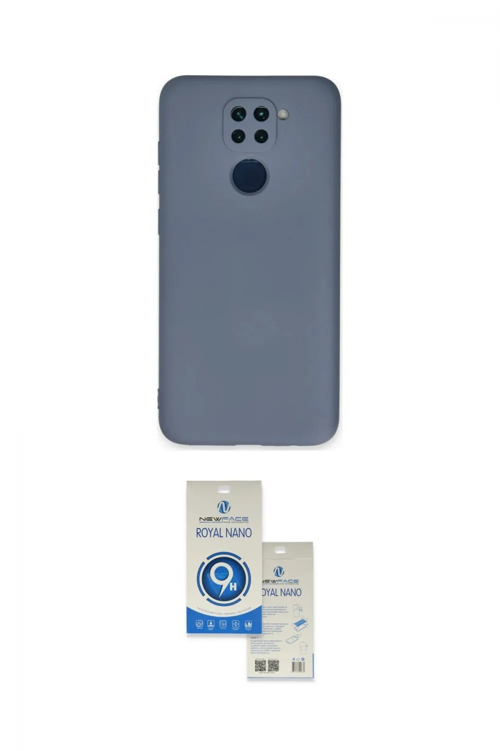 ieg™ Redmi Note 9 Kılıf Ahenk Serisi - Şeffaf Royal Nano Ekran Koruyucu