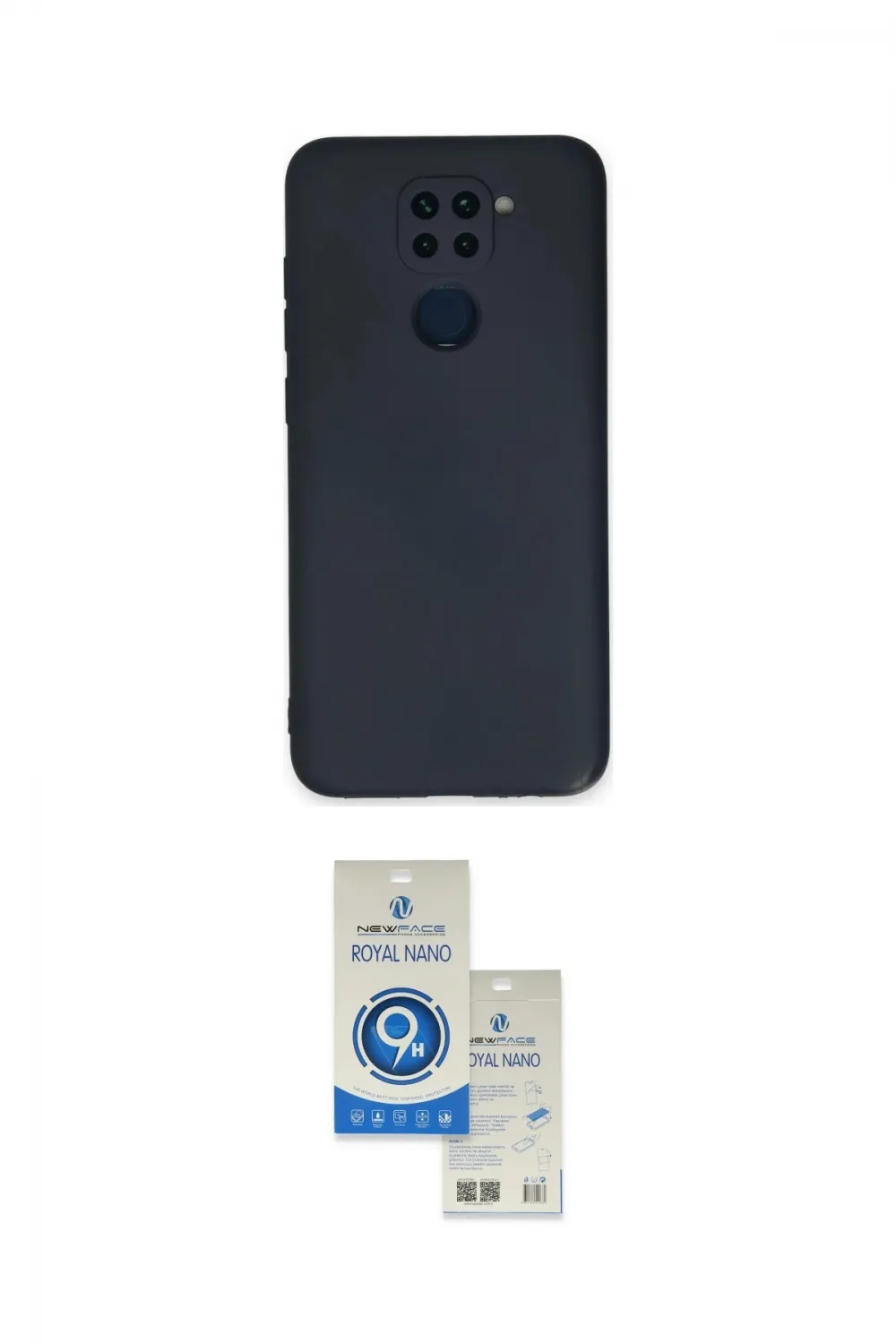 ieg™ Redmi Note 9 Kılıf Ahenk Serisi - Şeffaf Royal Nano Ekran Koruyucu