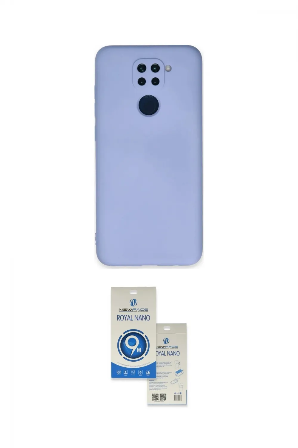 ieg™ Redmi Note 9 Kılıf Ahenk Serisi - Şeffaf Royal Nano Ekran Koruyucu