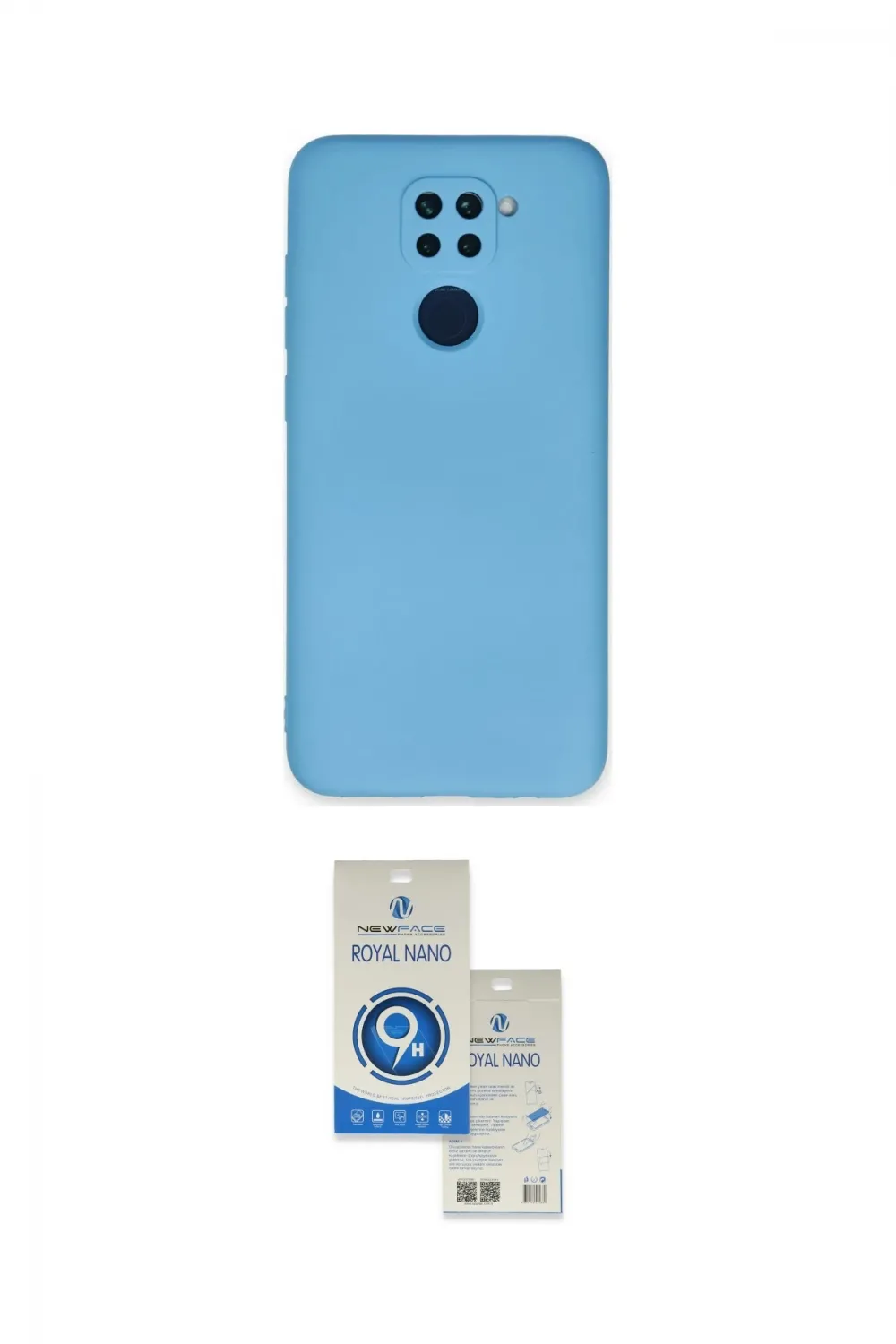 ieg™ Redmi Note 9 Kılıf Ahenk Serisi - Şeffaf Royal Nano Ekran Koruyucu