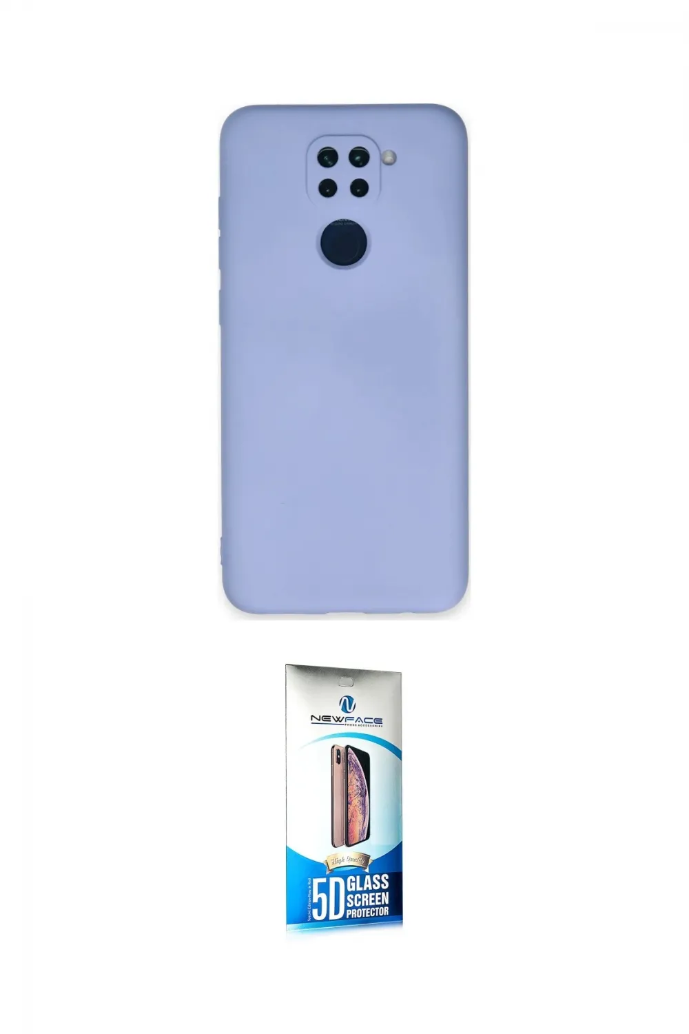 ieg™ Redmi Note 9 Kılıf Ahenk Serisi - Siyah 5D Eko Cam Ekran Koruyucu