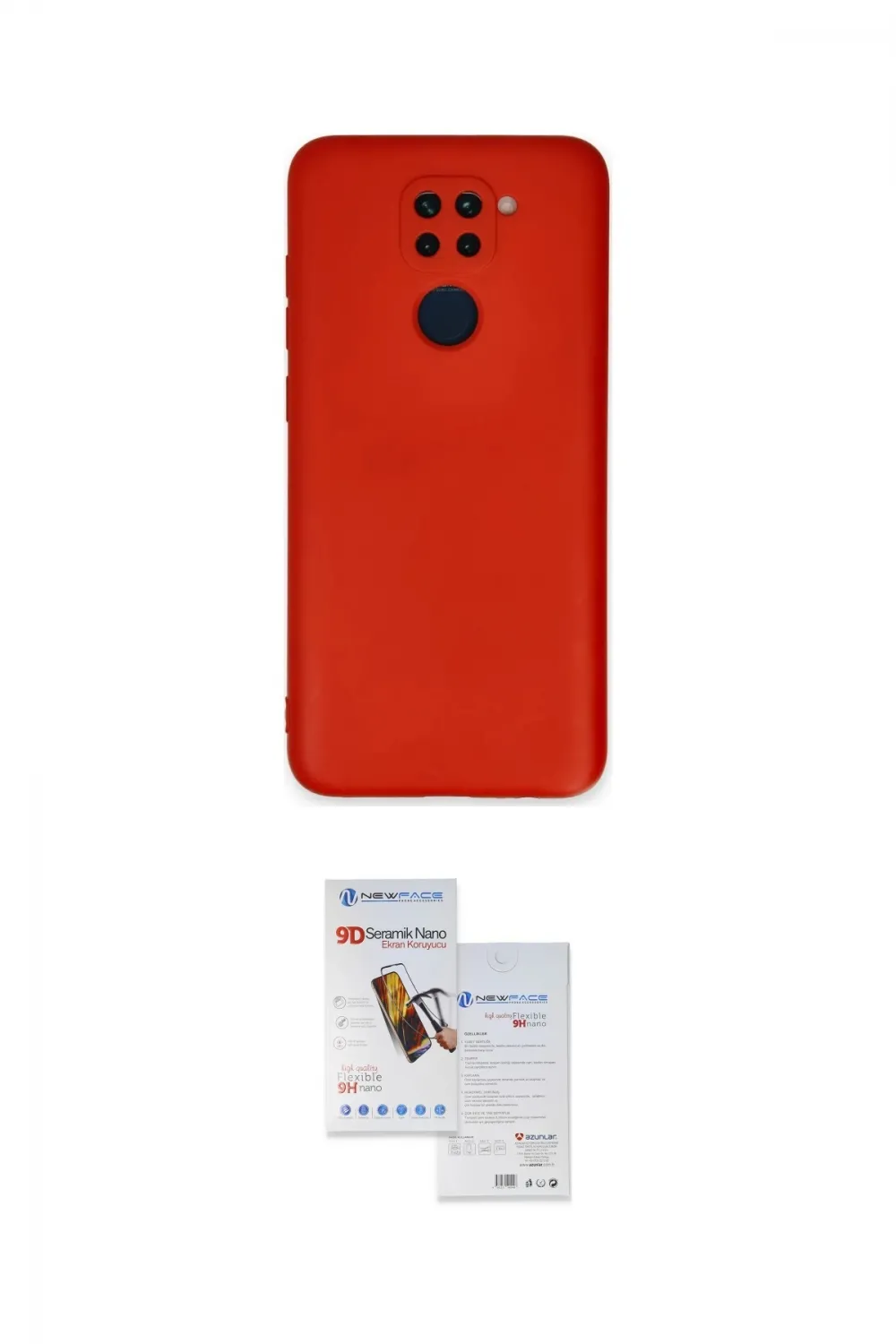ieg™ Redmi Note 9 Kılıf Ahenk Serisi - Siyah Seramik Nano Ekran Koruyucu