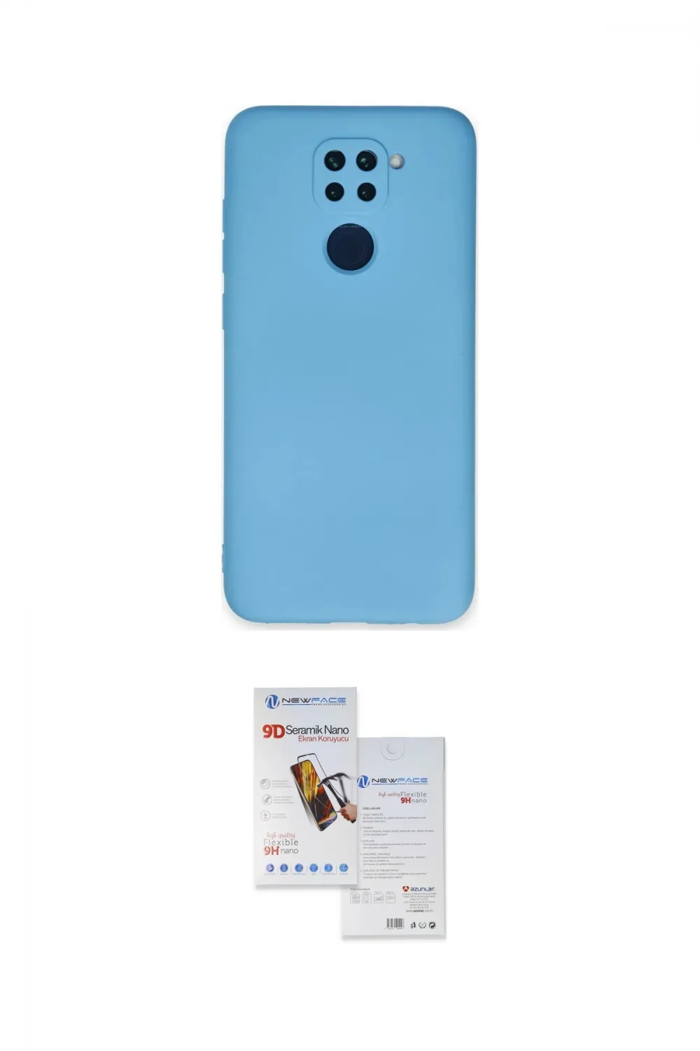 ieg™ Redmi Note 9 Kılıf Ahenk Serisi - Siyah Seramik Nano Ekran Koruyucu