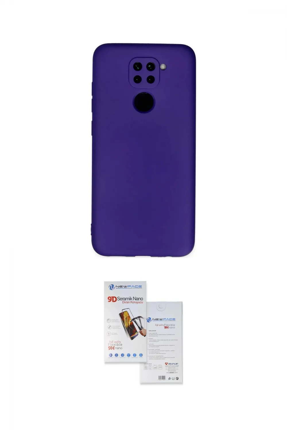 ieg™ Redmi Note 9 Kılıf Ahenk Serisi - Siyah Seramik Nano Ekran Koruyucu