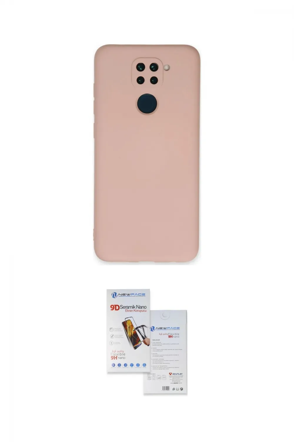 ieg™ Redmi Note 9 Kılıf Ahenk Serisi - Siyah Seramik Nano Ekran Koruyucu