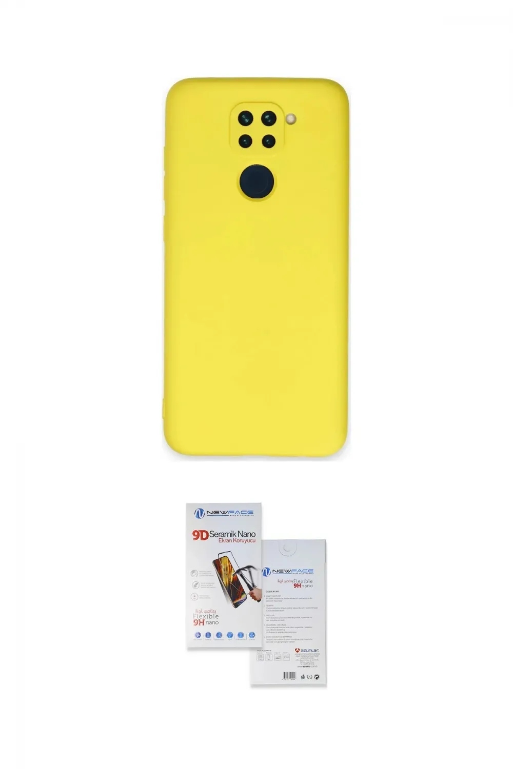 ieg™ Redmi Note 9 Kılıf Ahenk Serisi - Siyah Seramik Nano Ekran Koruyucu