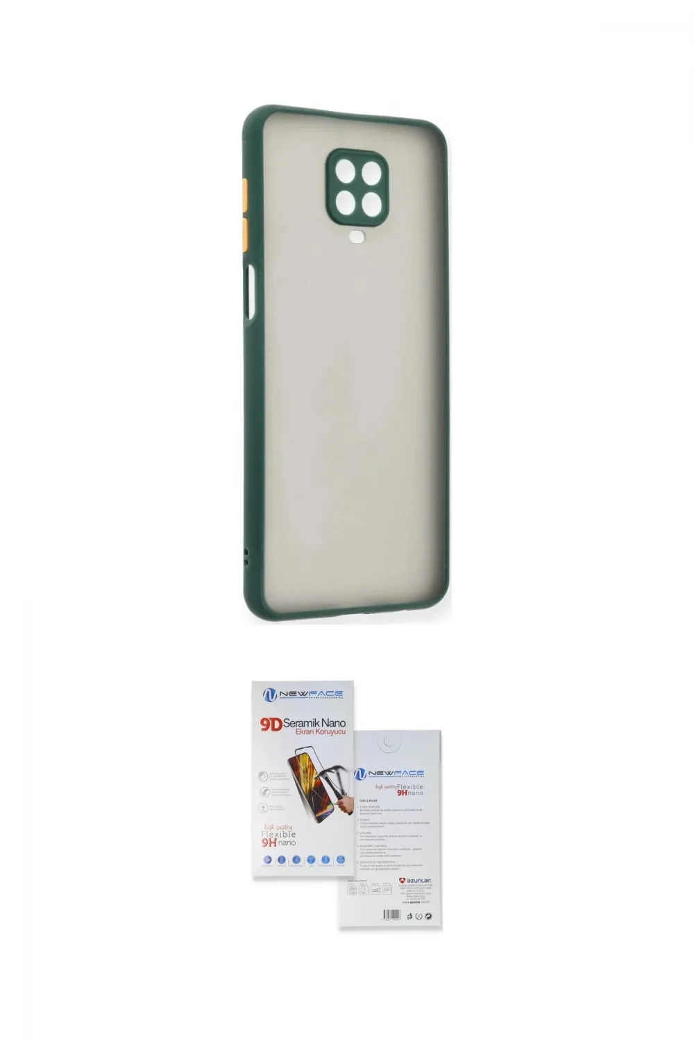 ieg™ Redmi Note 9 Pro Kılıf Ahenk Çizgi Serisi - Siyah Seramik Nano Ekran Koruyucu