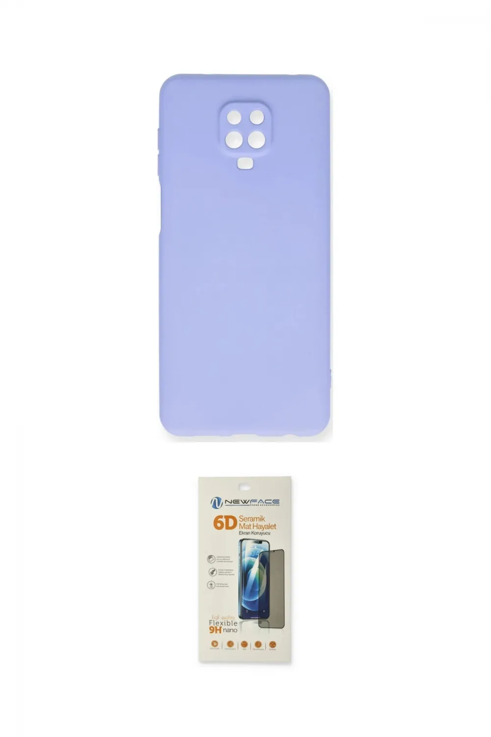 ieg™ Redmi Note 9 Pro Kılıf Ahenk Serisi - Siyah 6D Mat Seramik Hayalet Nano Ekran Koruyucu